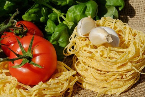 Norsk mat med tagliatelle